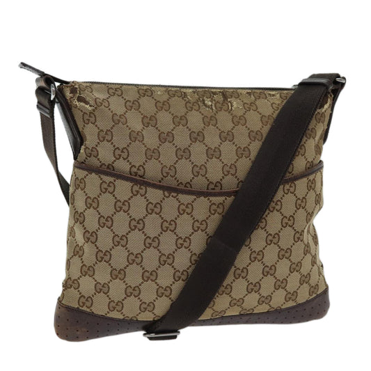 Luxury Gucci Trending 2025 GG Canvas Shoulder Bag Beige 145857  70601