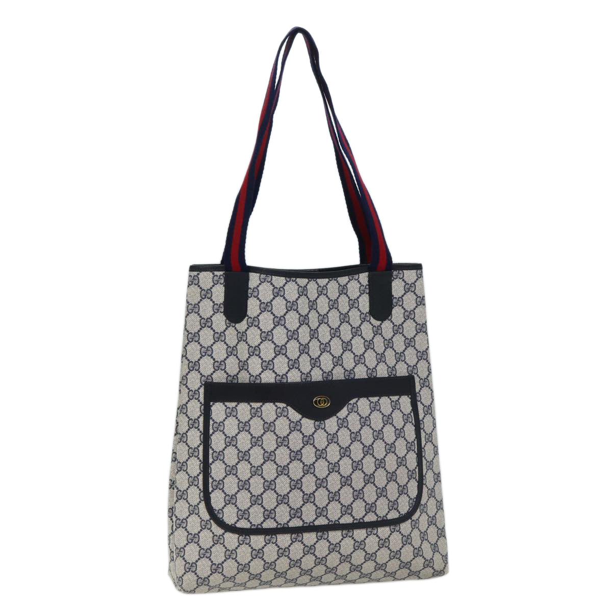 Luxury Gucci Trending 2025 GG Supreme Sherry Line Tote Bag PVC Red Navy 16 002 4487  70619