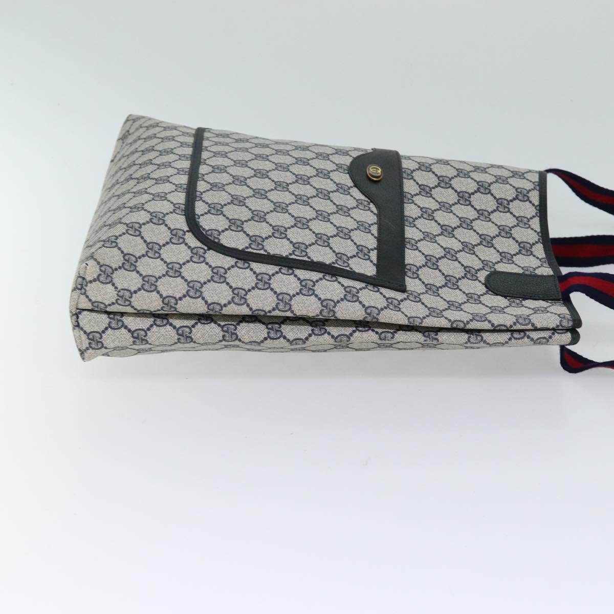 Luxury Gucci Trending 2025 GG Supreme Sherry Line Tote Bag PVC Red Navy 16 002 4487  70619
