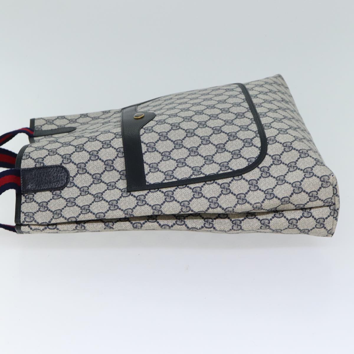 Luxury Gucci Trending 2025 GG Supreme Sherry Line Tote Bag PVC Red Navy 16 002 4487  70619