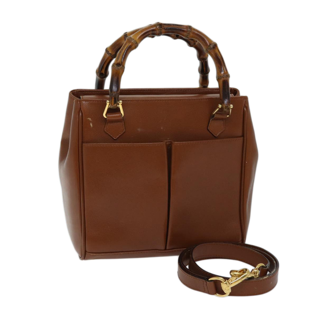 Luxury Gucci Trending 2025 Bamboo Hand Bag Leather 2way Brown 000 122 0316  70621