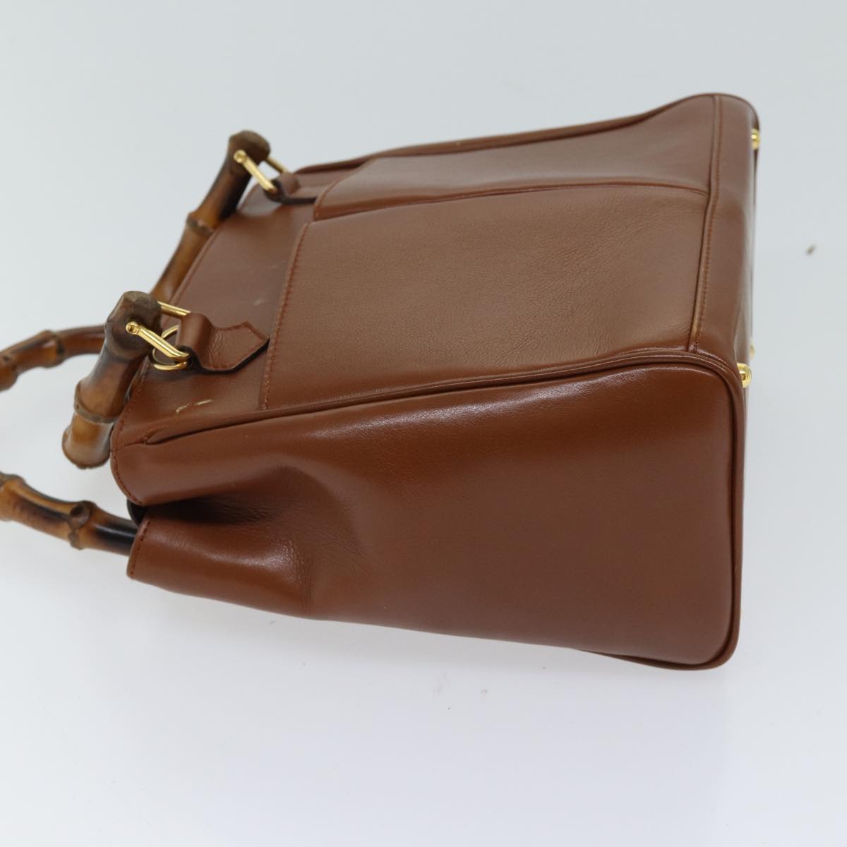 Luxury Gucci Trending 2025 Bamboo Hand Bag Leather 2way Brown 000 122 0316  70621