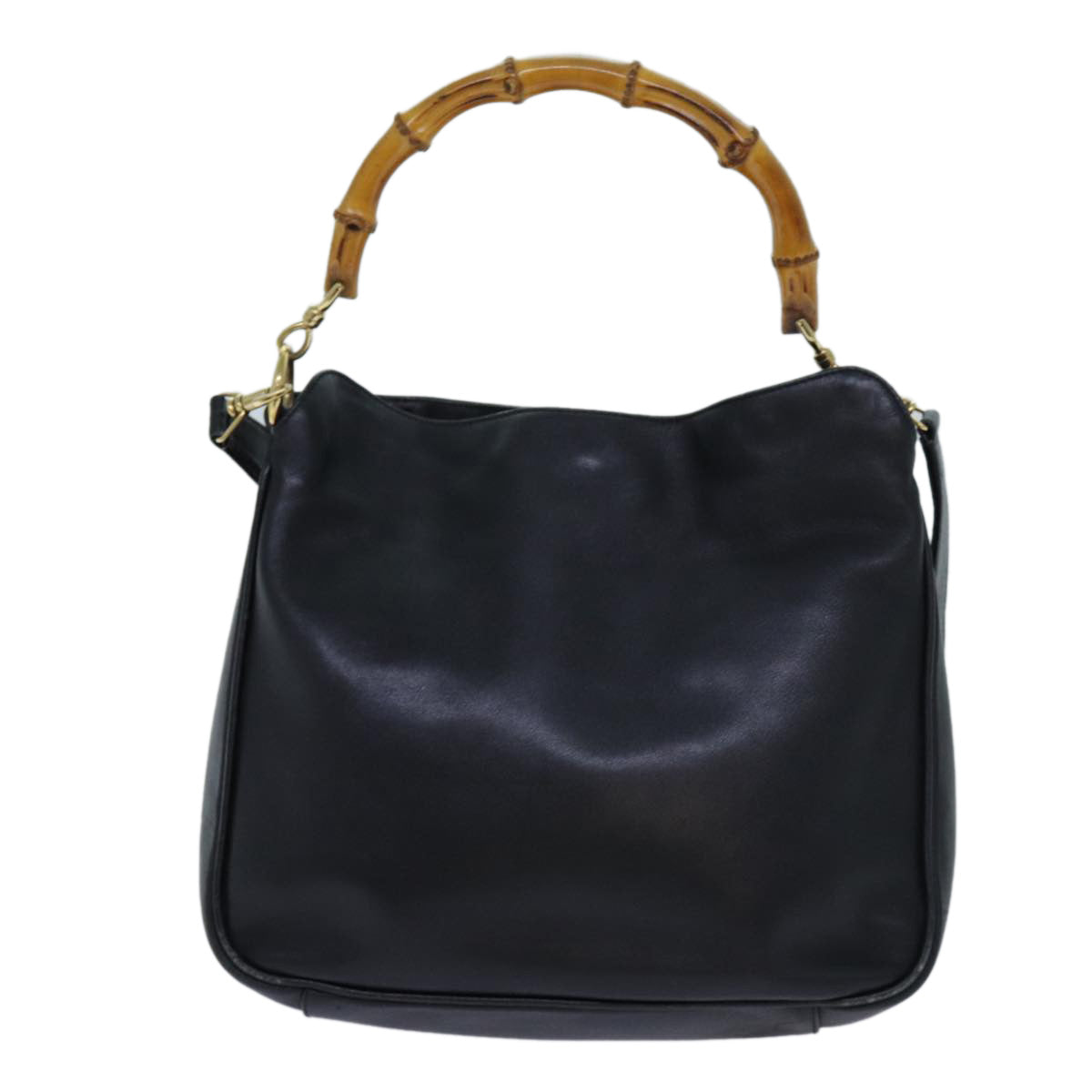 Luxury Gucci Trending 2025 Bamboo Shoulder Bag Leather 2way Black  70623
