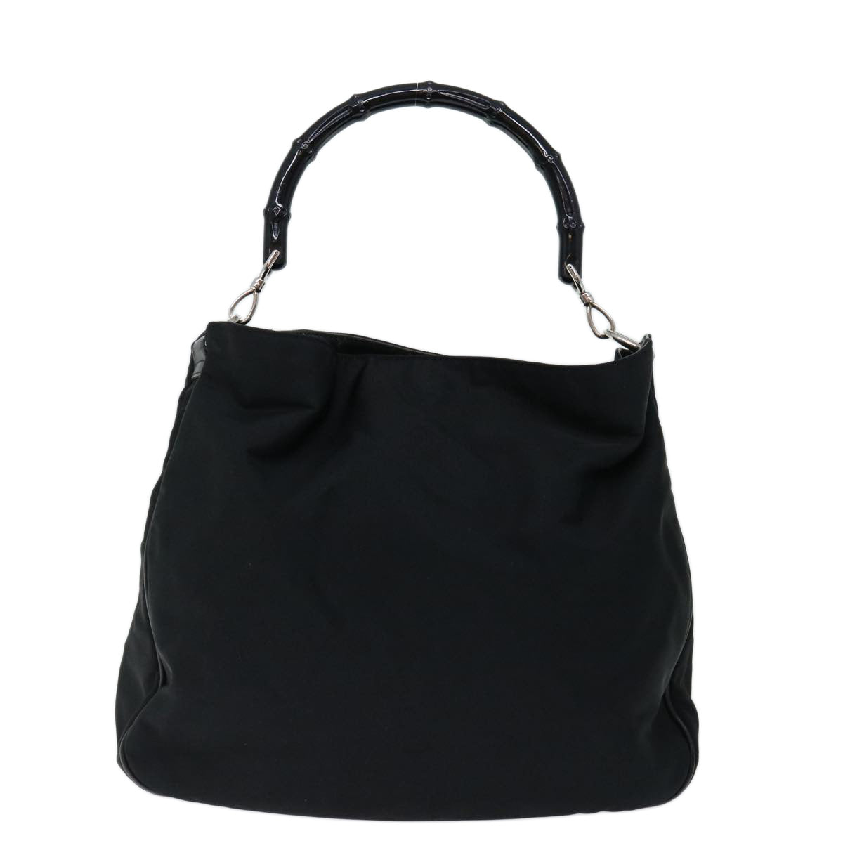 Luxury Gucci Trending 2025 Bamboo Shoulder Bag Nylon 2way Black 001 1577 1781  70627