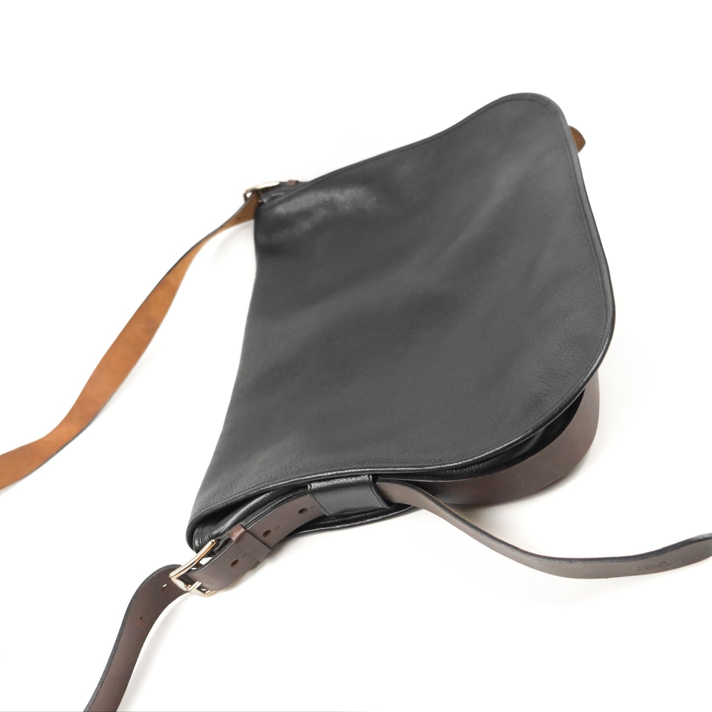 Hermès Men's Barda 43 Messenger Bag Black Ebene Alamo