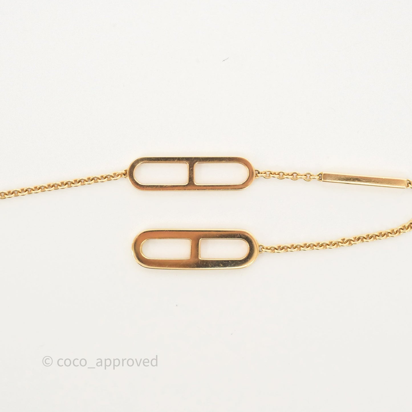 Hermès Ever Chaine d'Ancre Bracelet Diamonds Rose Gold