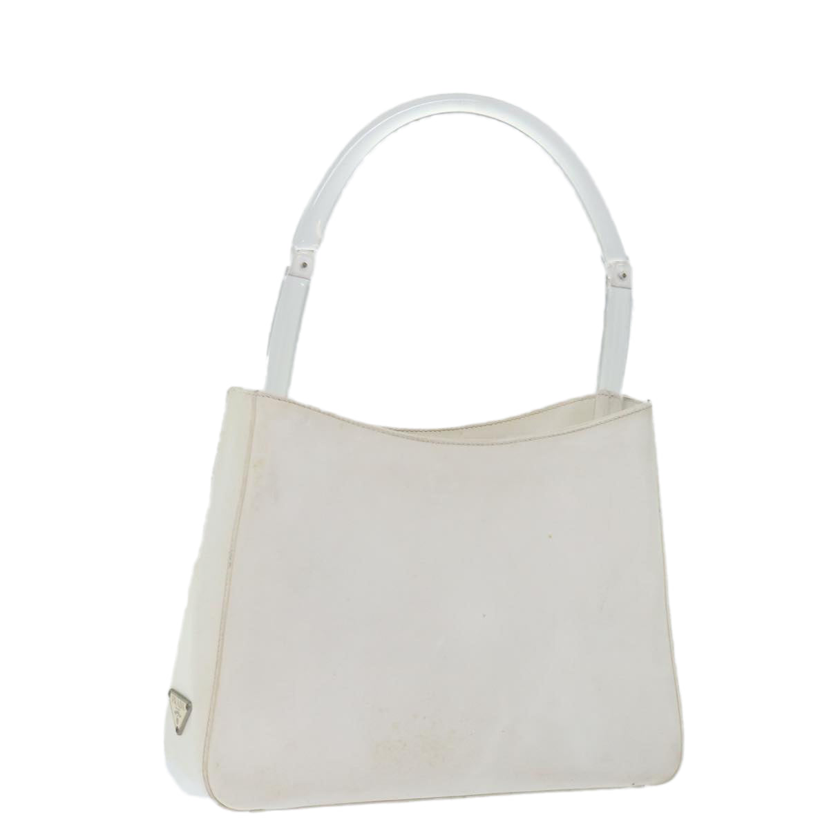 Luxury PradaShoulder Bag Patent leather White 70671