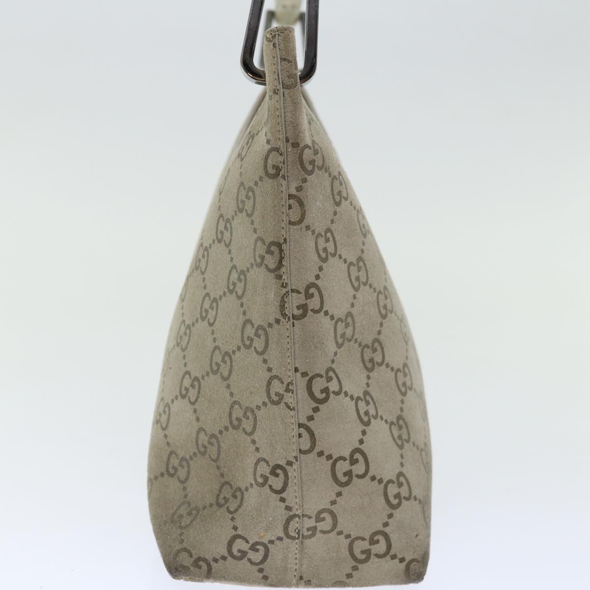 Luxury Gucci Trending 2025 GG Canvas Bamboo Shoulder Bag Gray  70672