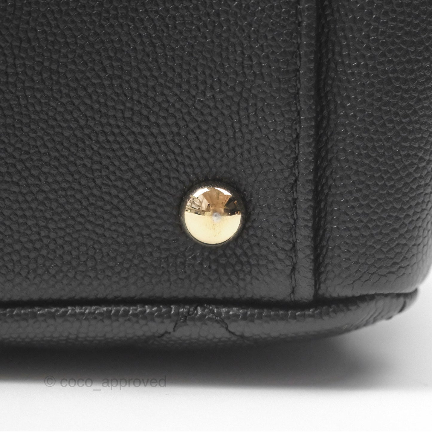 Chanel Quilted Large Business Affinity Flap Black Caviar Gold Hardware