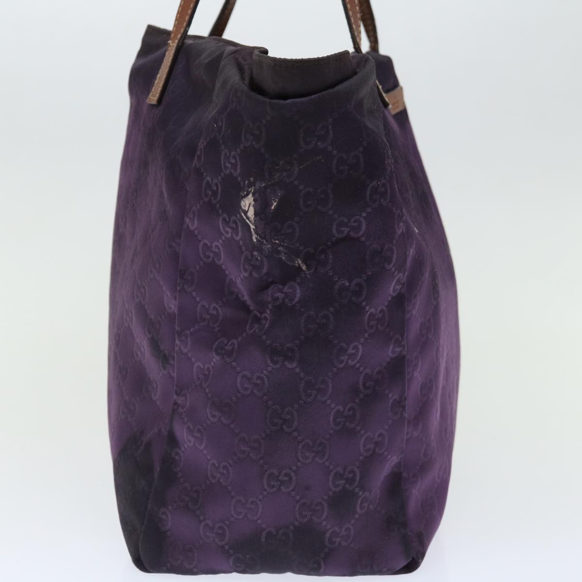 Luxury Gucci Trending 2025 GG Canvas Tote Bag Nylon Purple 282439  70679