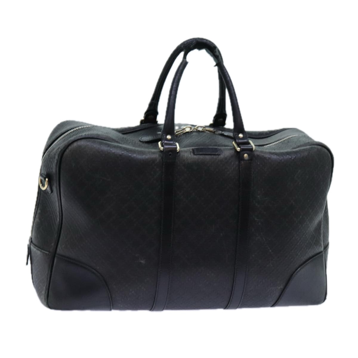 Luxury Gucci Trending 2025 Diamante Boston Bag Canvas Black 353394  70683