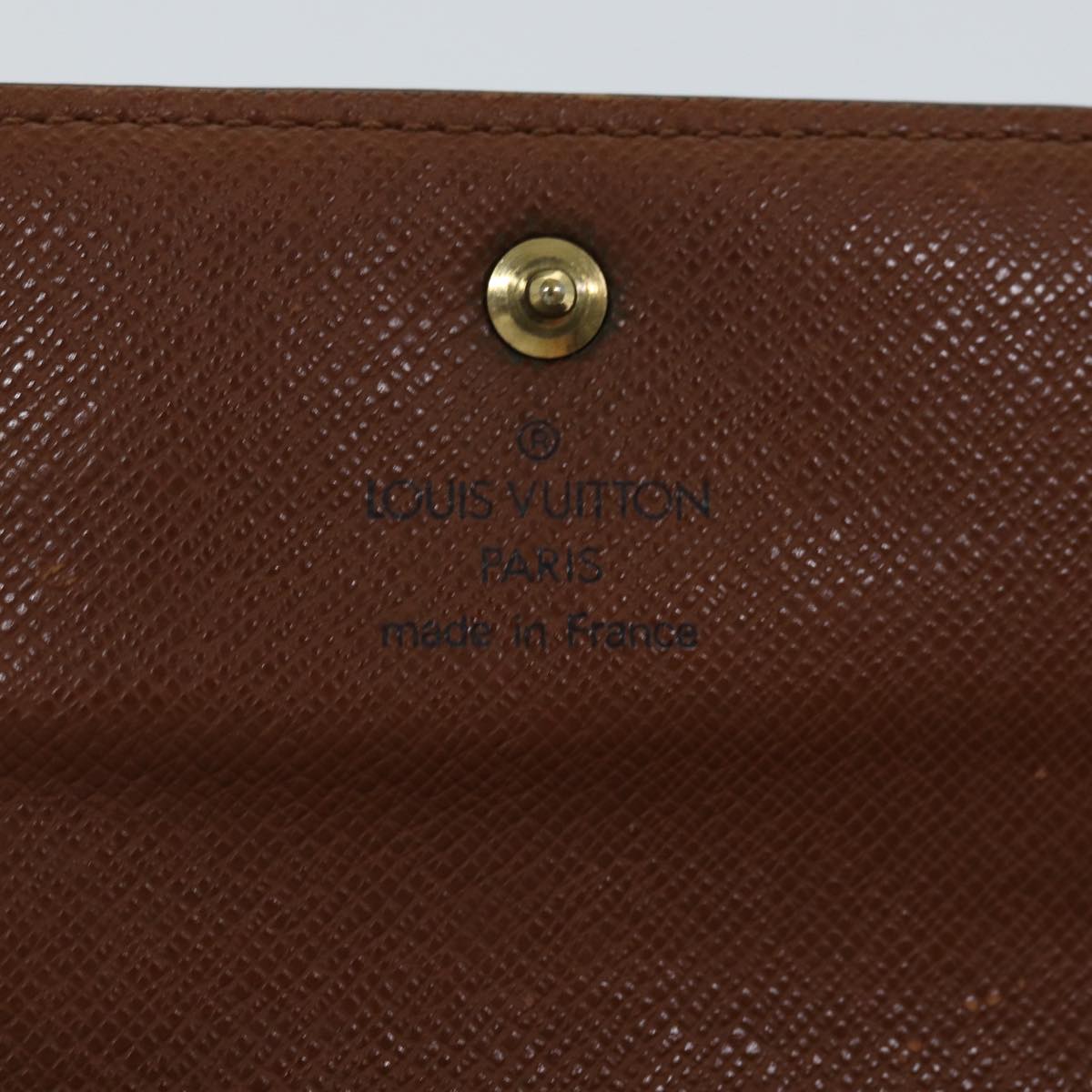 LOUIS VUITTON Monogram Porte Tresor Etui Papie Wallet M61202 LV 70690