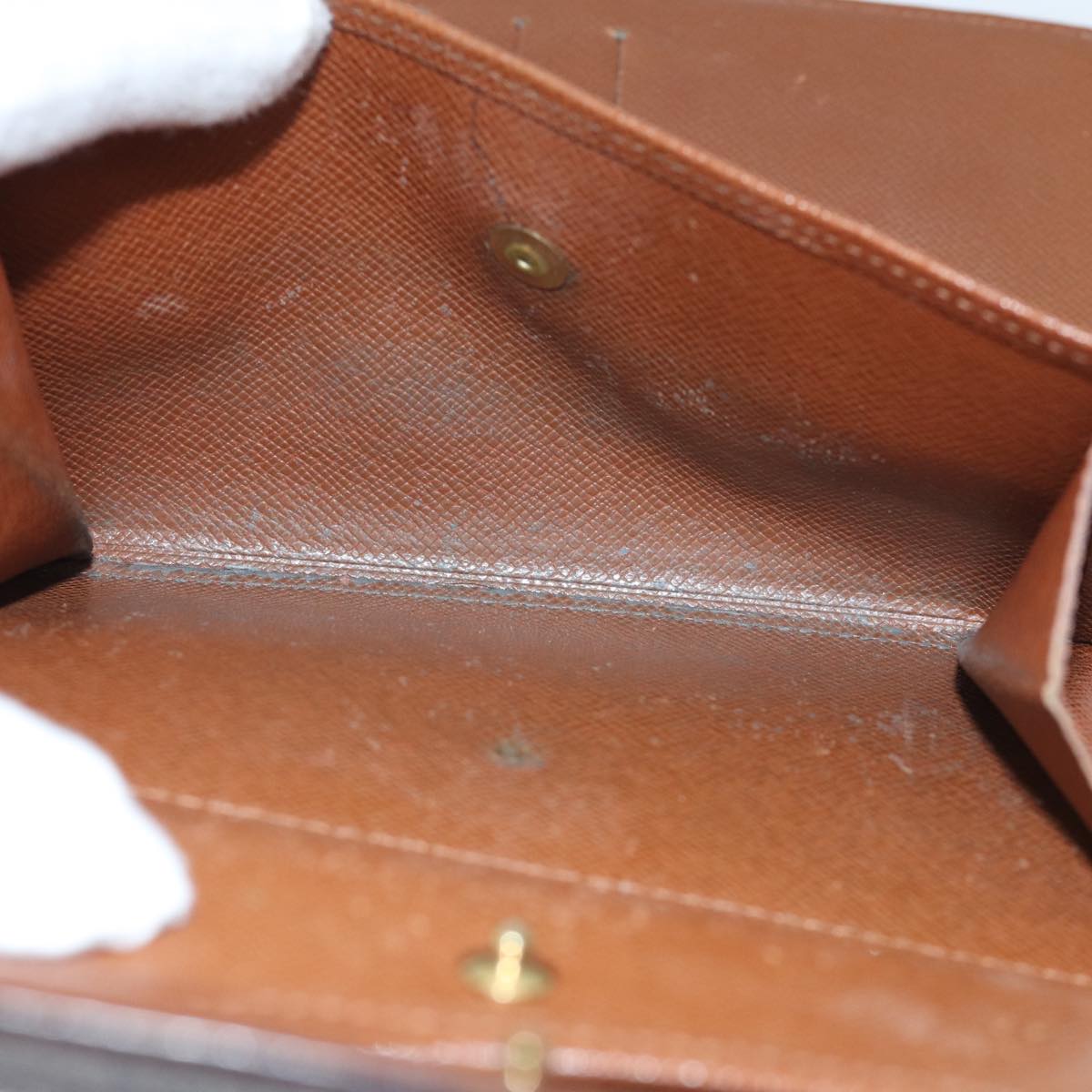 LOUIS VUITTON Monogram Porte Tresor Etui Papie Wallet M61202 LV 70690