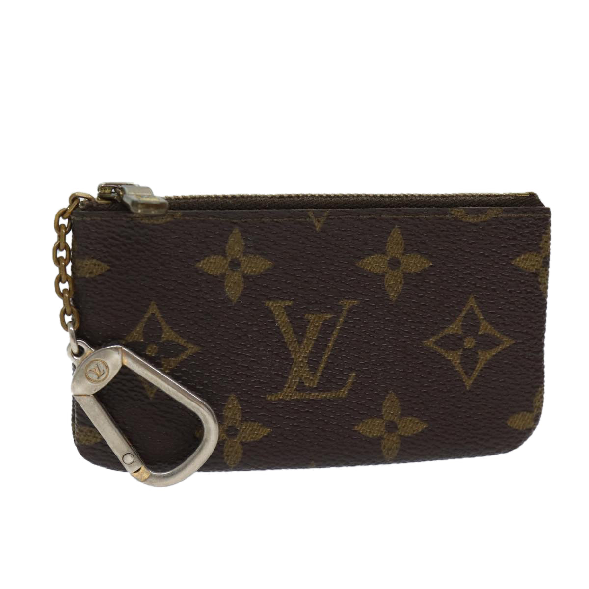 LOUIS VUITTON Monogram Pochette Cles Coin Purse M62650 LV 70693