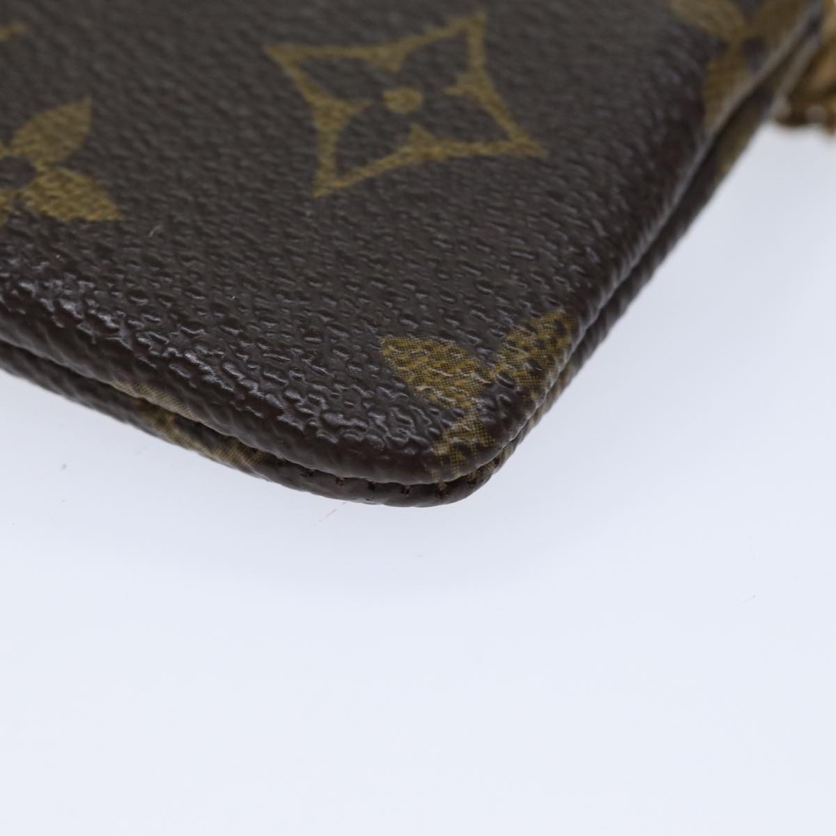 LOUIS VUITTON Monogram Pochette Cles Coin Purse M62650 LV 70693