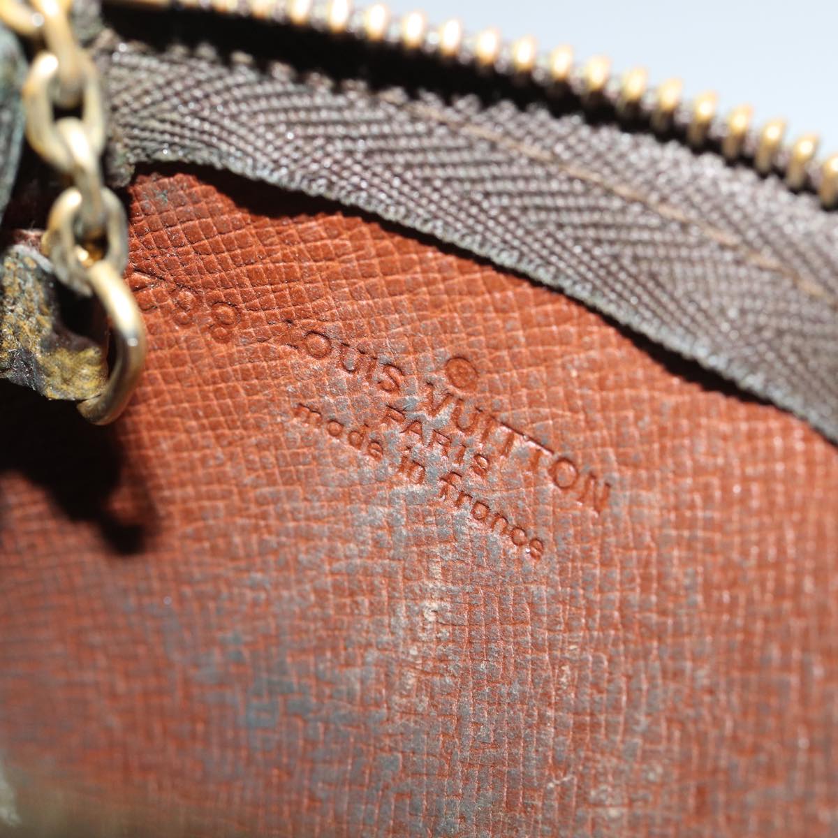 LOUIS VUITTON Monogram Pochette Cles Coin Purse M62650 LV 70693