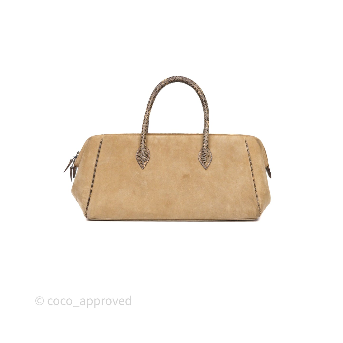 Hermès Beige Veau Doblis Salvator Lizard 27 Bombay Palladium Hardware