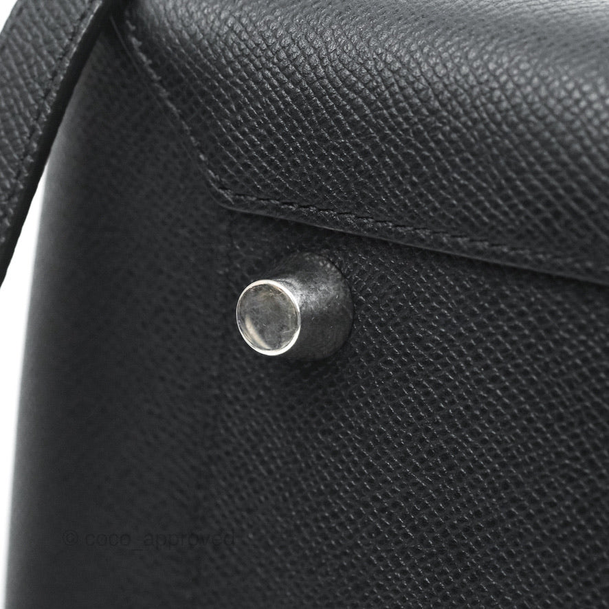 Celine Mini Belt Bag Dark Navy Grained Calfskin Silver Hardware