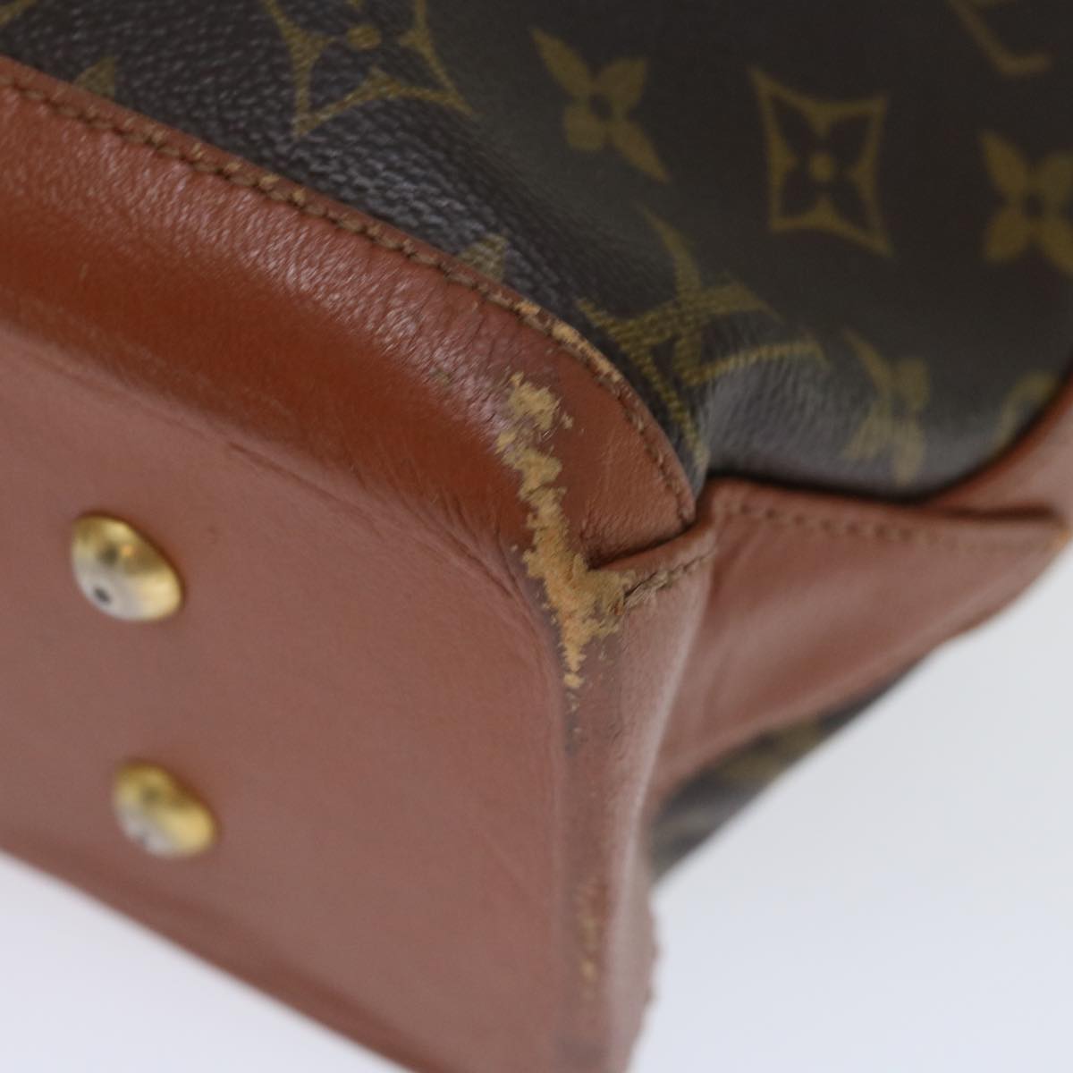 LOUIS VUITTON Monogram Sac Weekend PM Tote Bag M42425 LV 70751