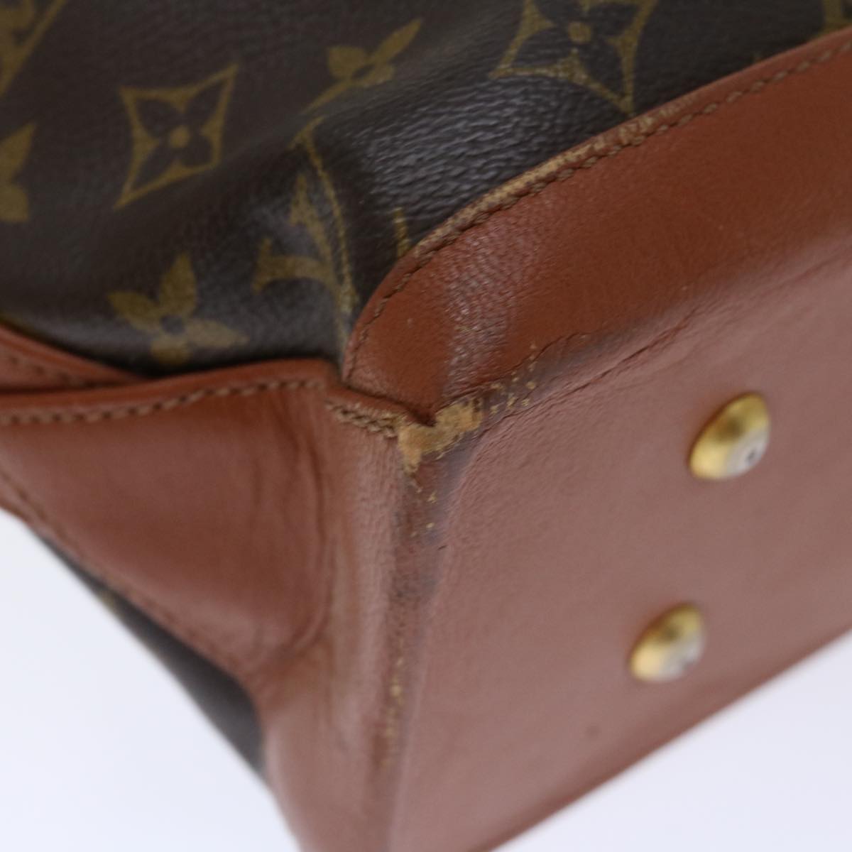 LOUIS VUITTON Monogram Sac Weekend PM Tote Bag M42425 LV 70751