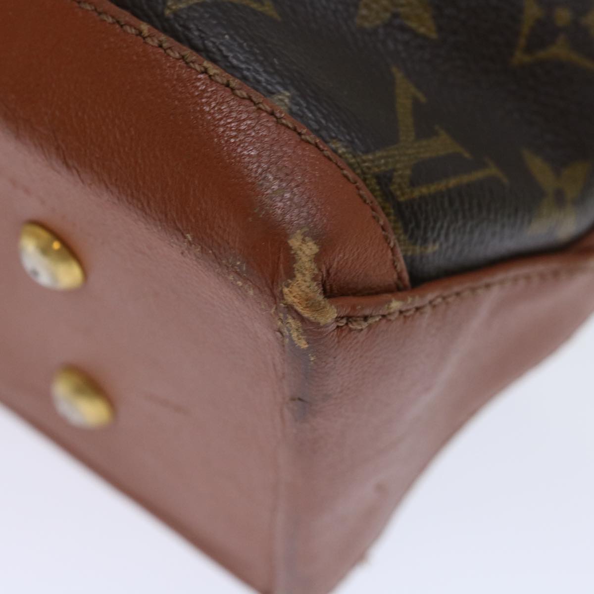 LOUIS VUITTON Monogram Sac Weekend PM Tote Bag M42425 LV 70751