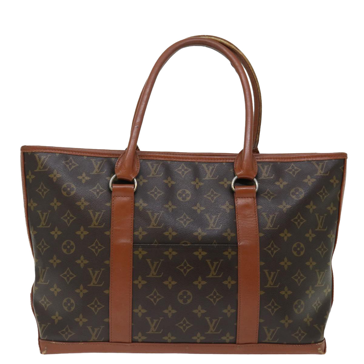 LOUIS VUITTON Monogram Sac Weekend PM Tote Bag M42425 LV 70751