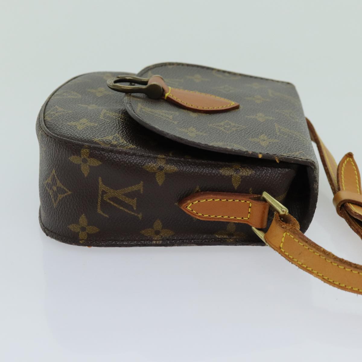 LOUIS VUITTON Monogram Saint Cloud PM Shoulder Bag M51244 LV 70755