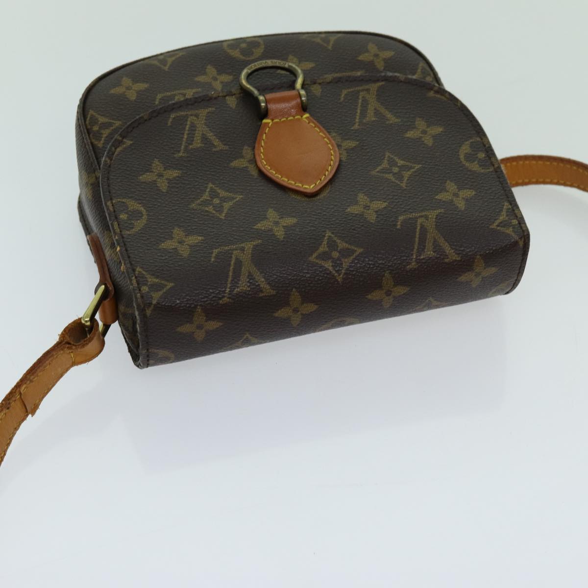 LOUIS VUITTON Monogram Saint Cloud PM Shoulder Bag M51244 LV 70755