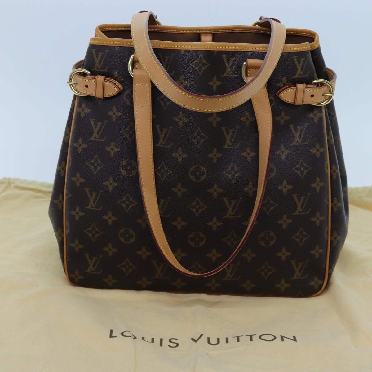 LOUIS VUITTON Monogram Batignolles Vertical Tote Bag M51153 LV 70759A