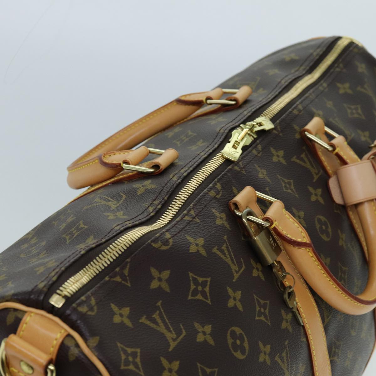 LOUIS VUITTON Monogram Keepall Bandouliere 50 Boston Bag M41416 LV 70761A