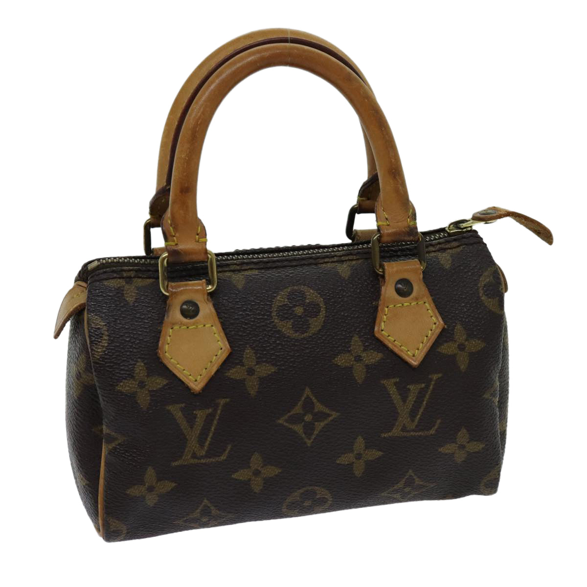 LOUIS VUITTON Monogram Mini Speedy Hand Bag M41534 LV 70766