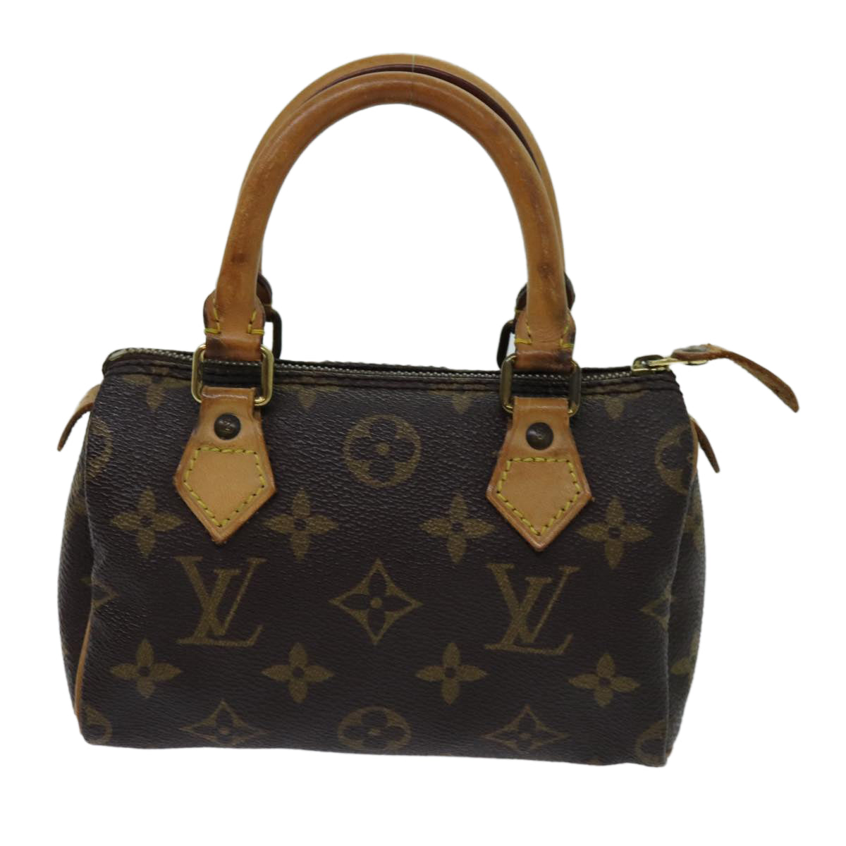 LOUIS VUITTON Monogram Mini Speedy Hand Bag M41534 LV 70766