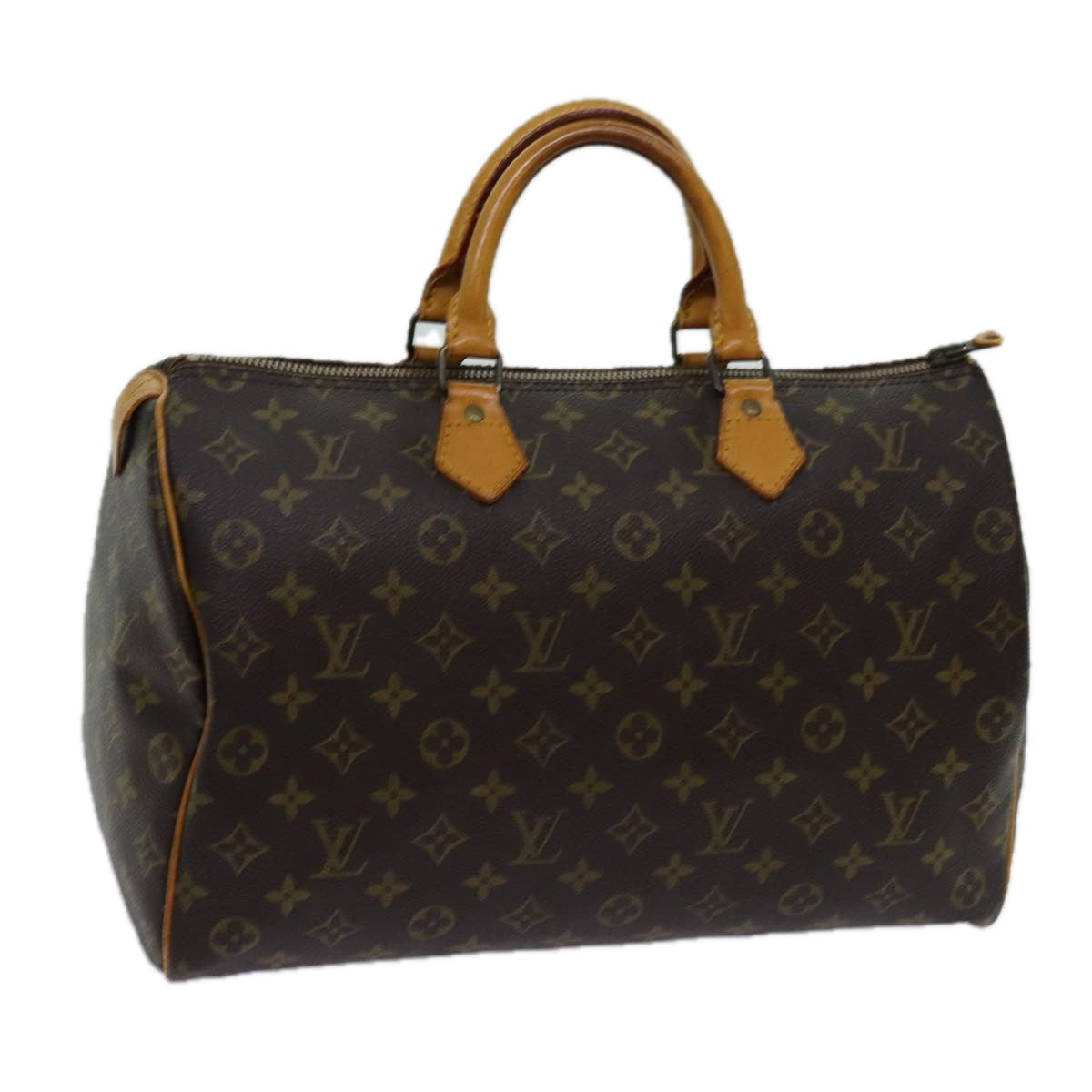 LOUIS VUITTON Monogram Speedy 35 Hand Bag M41524 LV 70768