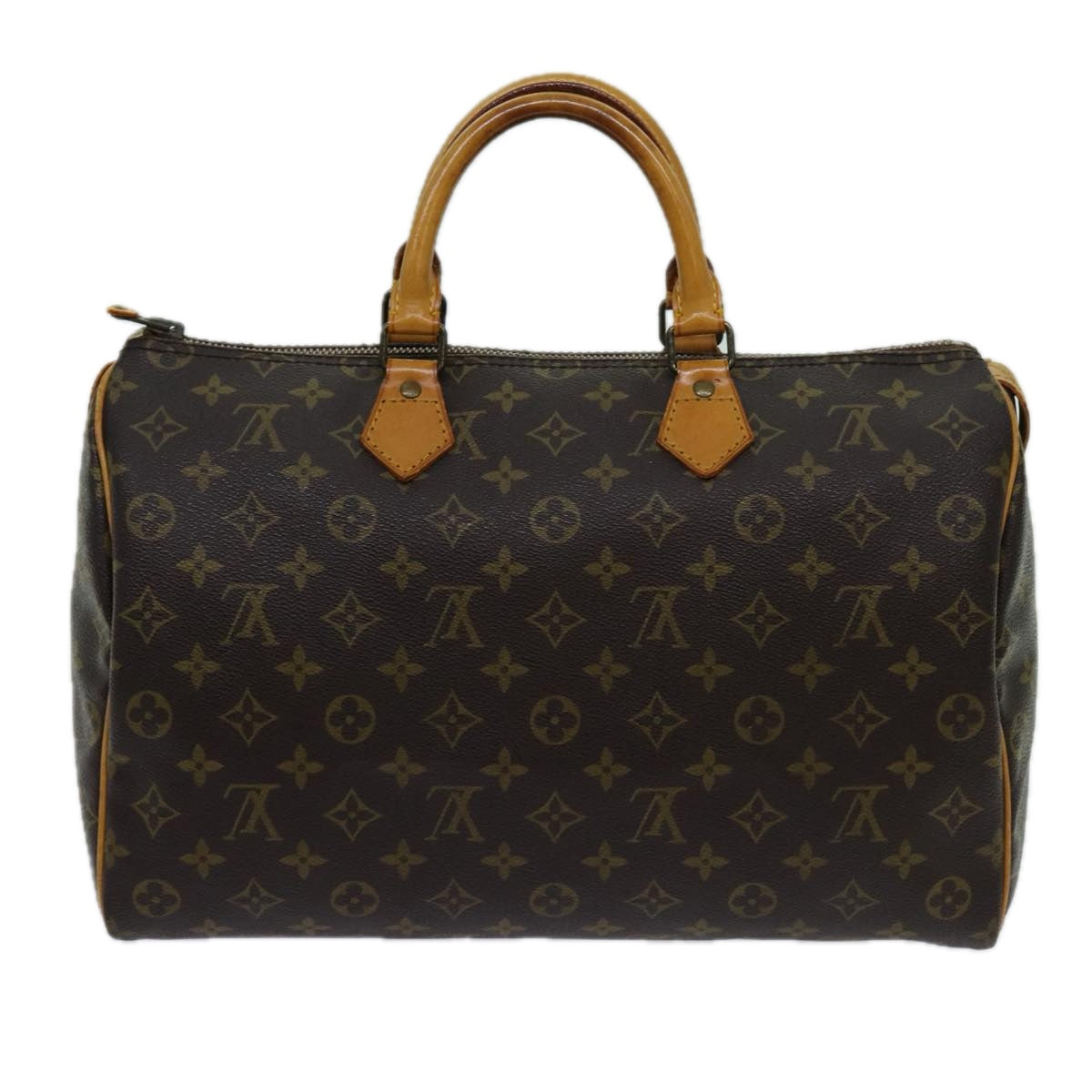 LOUIS VUITTON Monogram Speedy 35 Hand Bag M41524 LV 70768