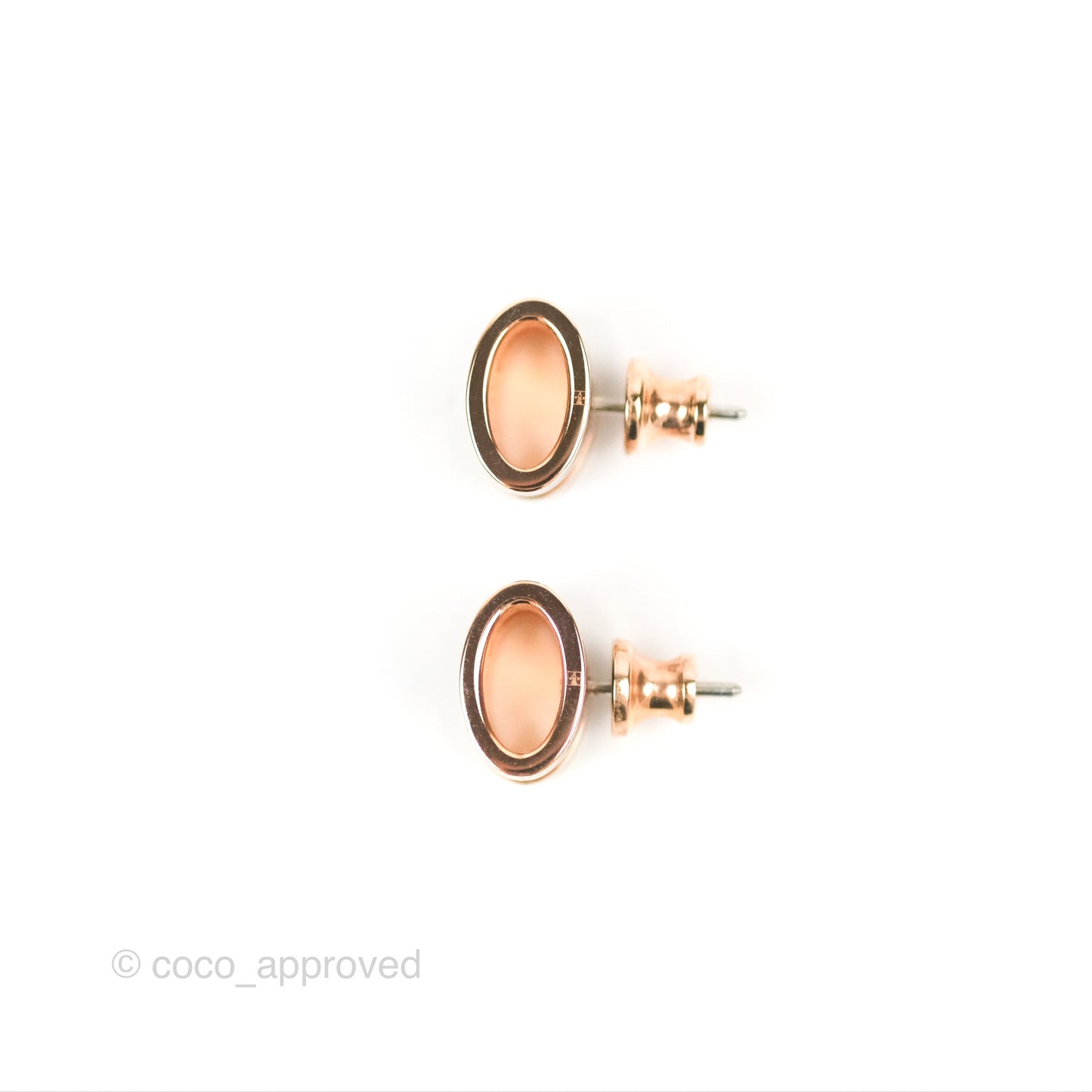 Hermès Pop H Earrings Black Rose Gold Hardware