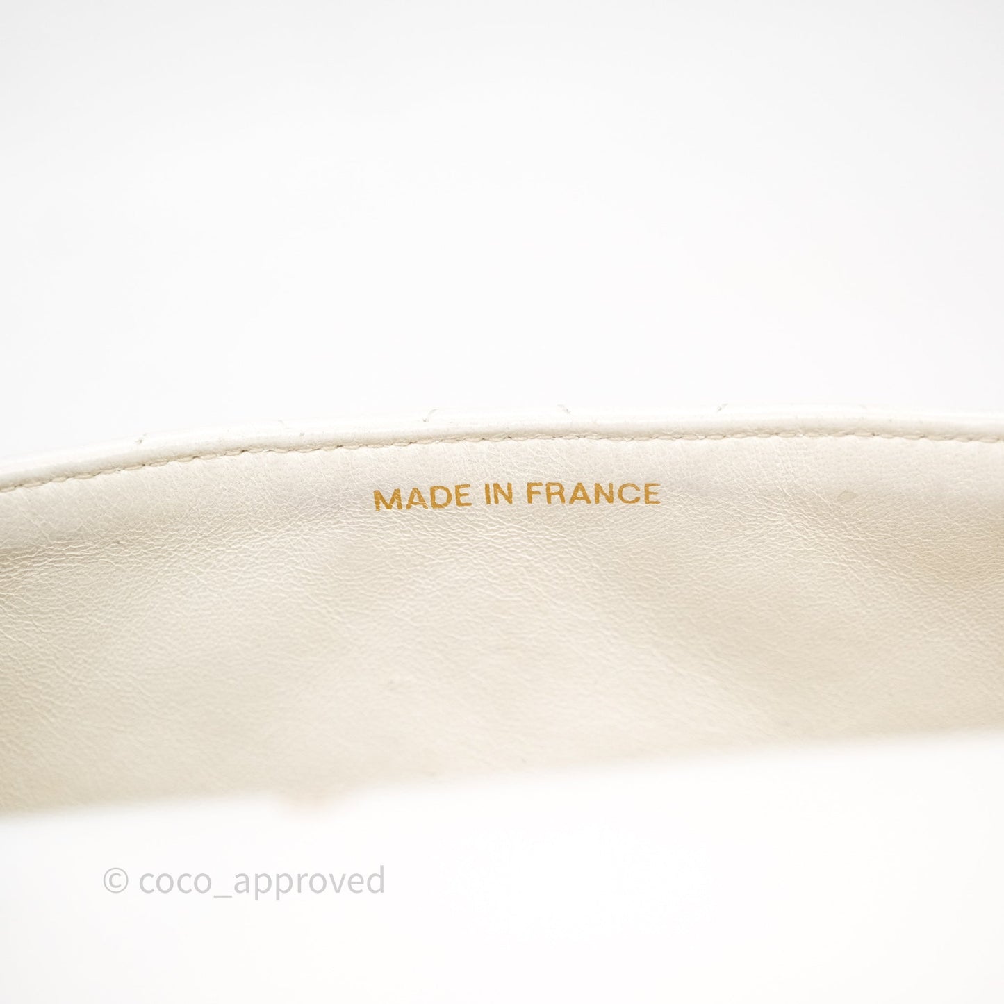 Chanel Vintage Mini Bijoux Chain Flap Bag White Gold Hardware