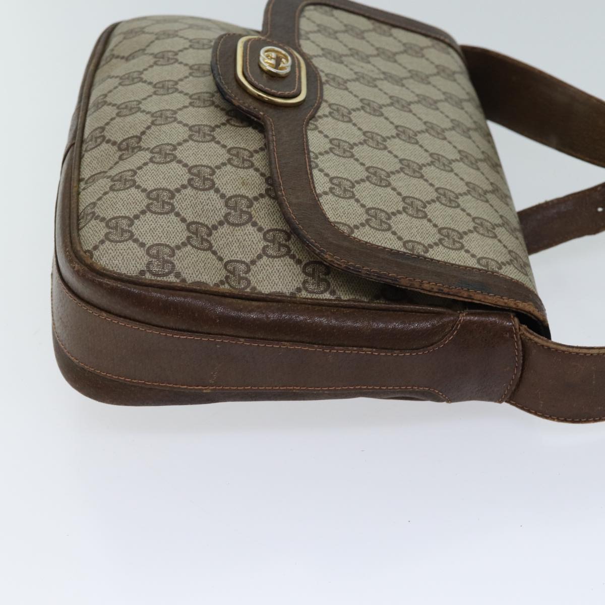 Luxury Gucci Trending 2025 GG Supreme Shoulder Bag PVC Beige  70775
