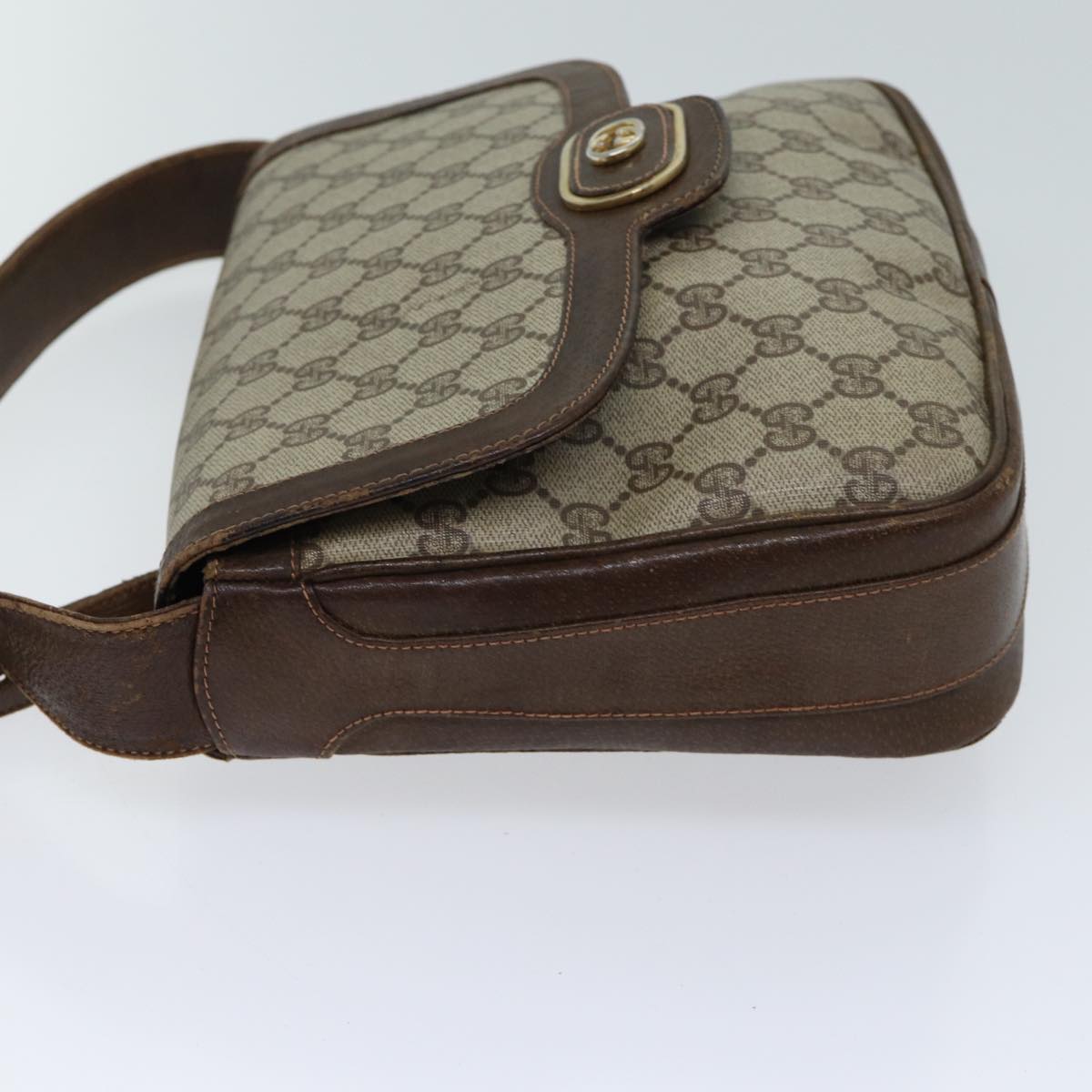 Luxury Gucci Trending 2025 GG Supreme Shoulder Bag PVC Beige  70775