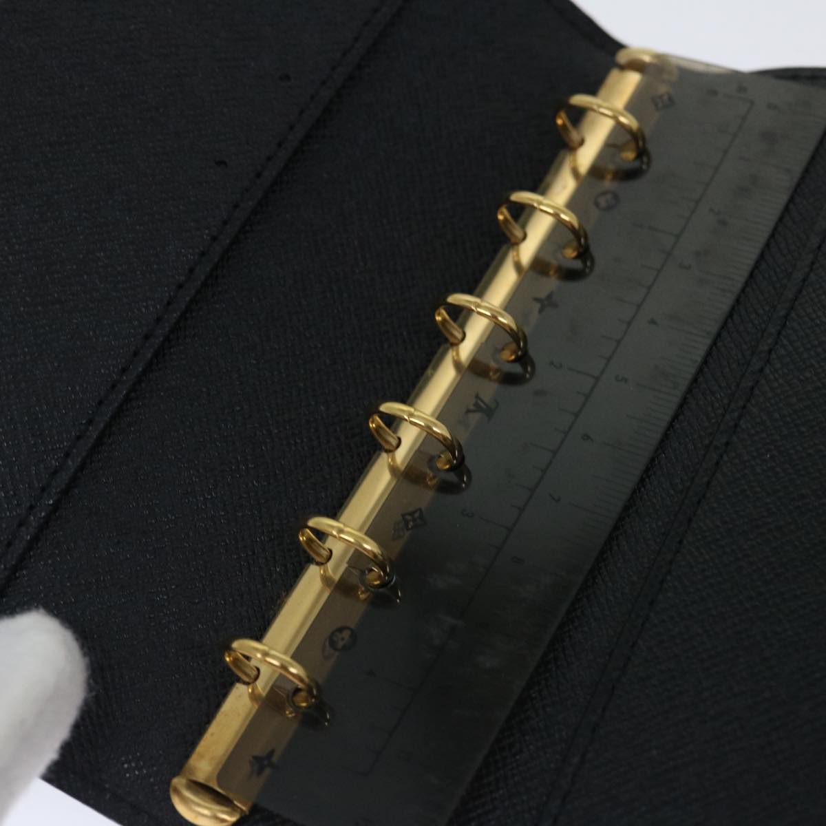 LOUIS VUITTON Epi Agenda PM Day Planner Cover Black R20052 LV 70796