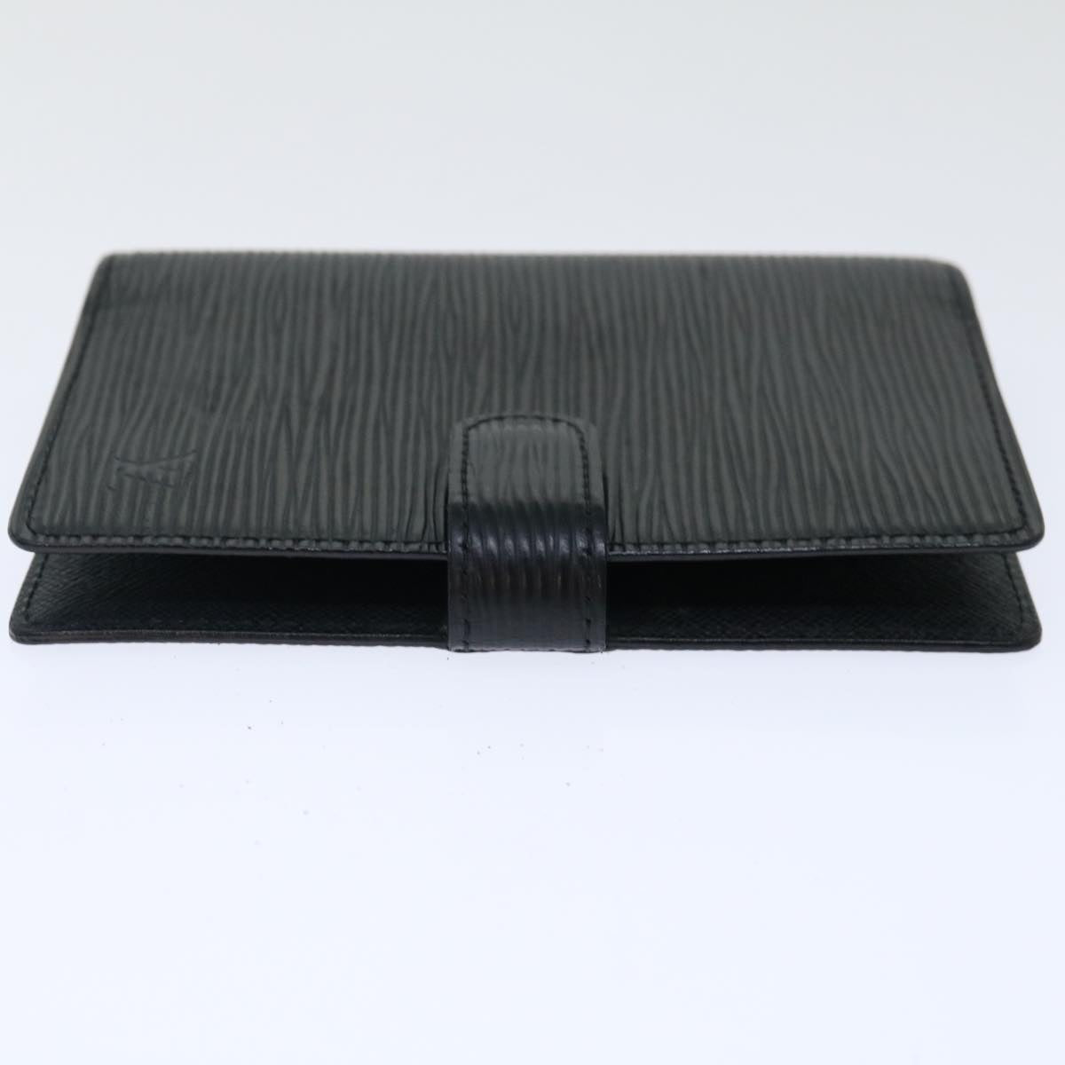 LOUIS VUITTON Epi Agenda PM Day Planner Cover Black R20052 LV 70796