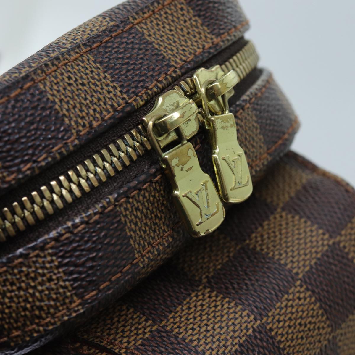 LOUIS VUITTON Damier Ebene Geronimos Shoulder Bag N51994 LV 70799