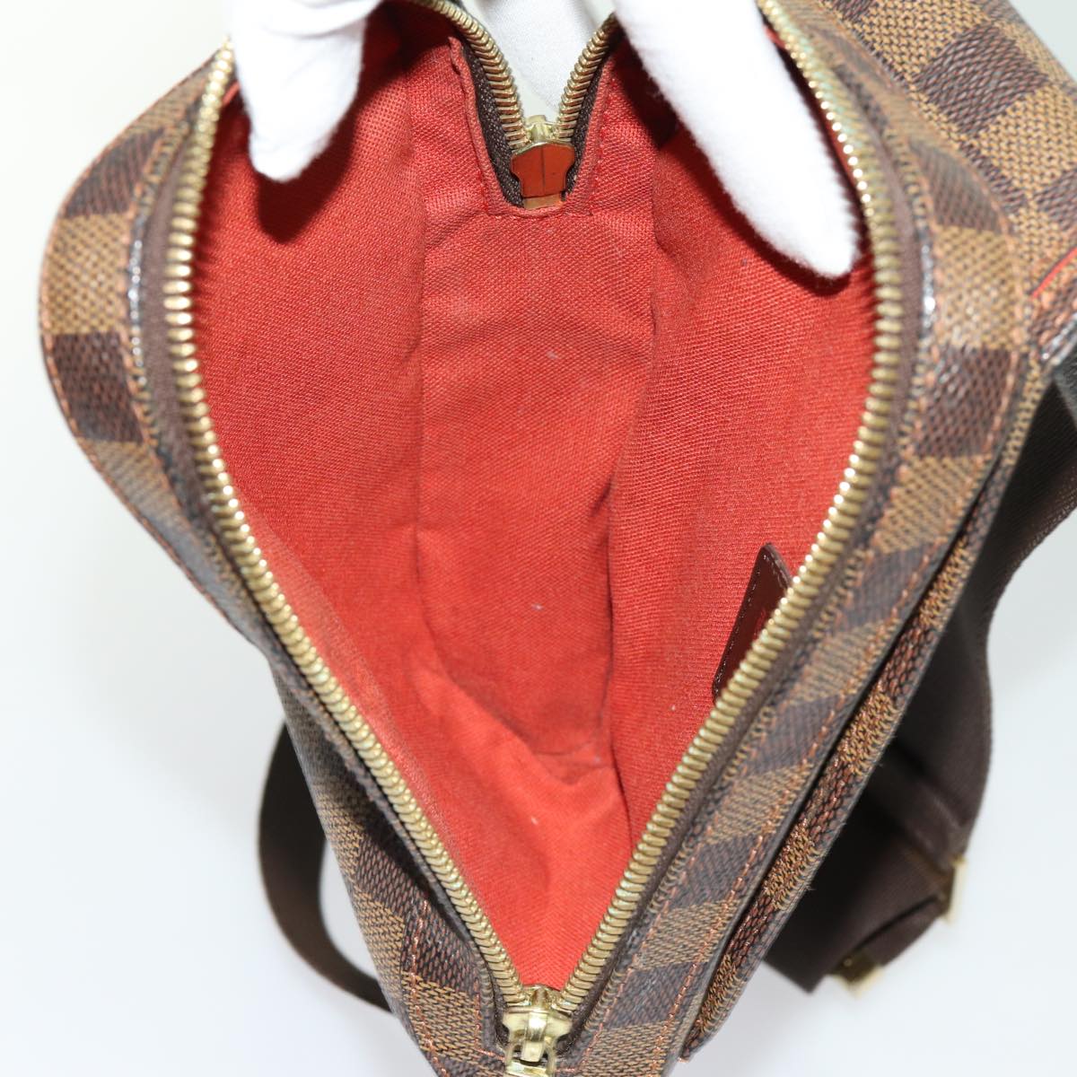 LOUIS VUITTON Damier Ebene Geronimos Shoulder Bag N51994 LV 70799