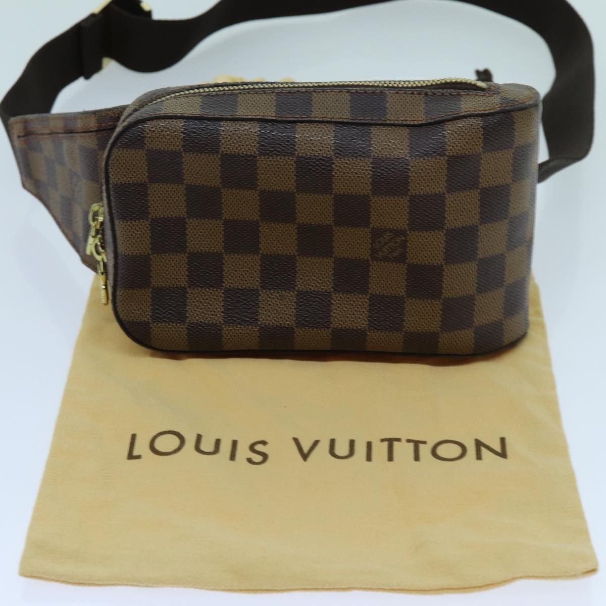 LOUIS VUITTON Damier Ebene Geronimos Shoulder Bag N51994 LV 70799