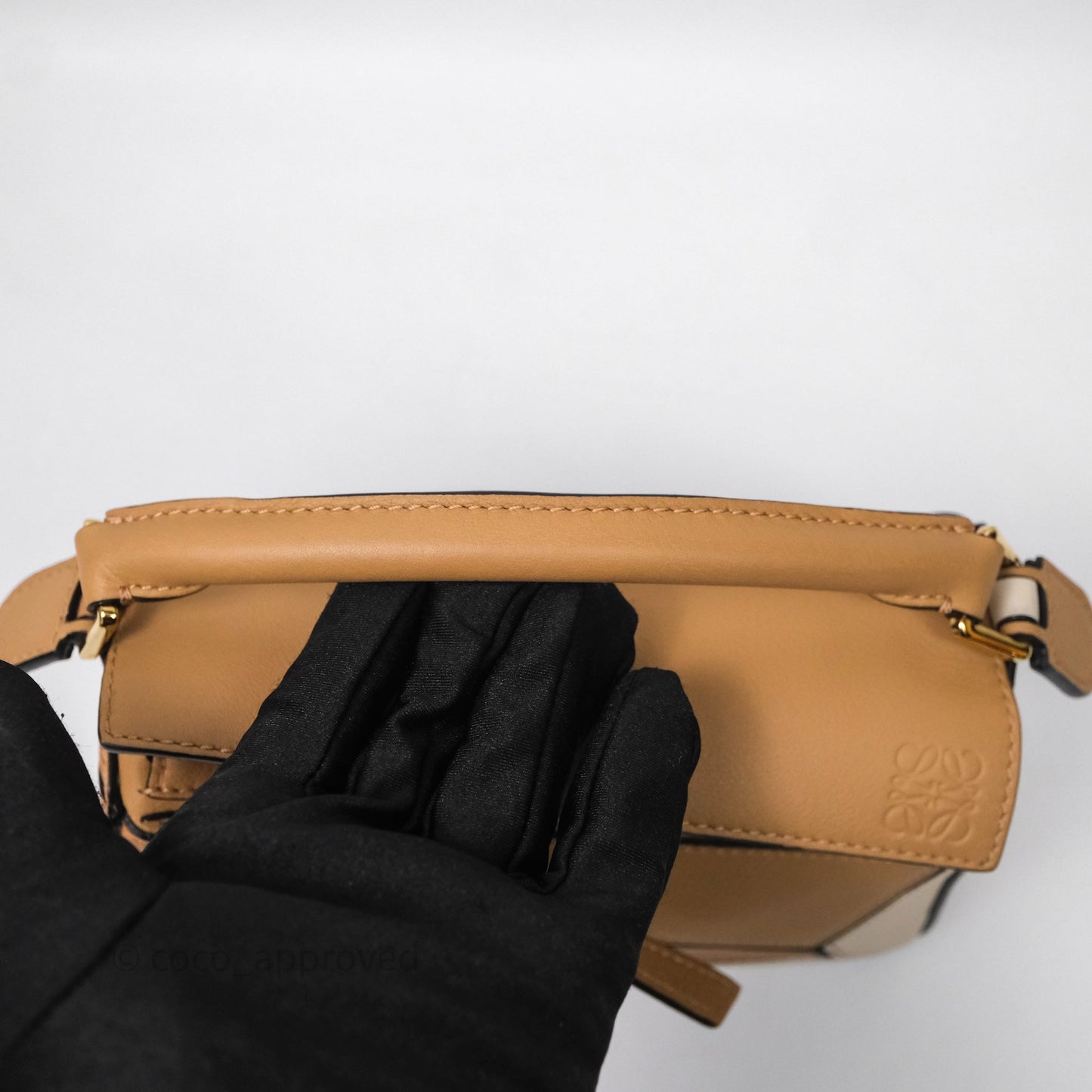 Loewe Mini Puzzle Bag Dune & Warm Desert