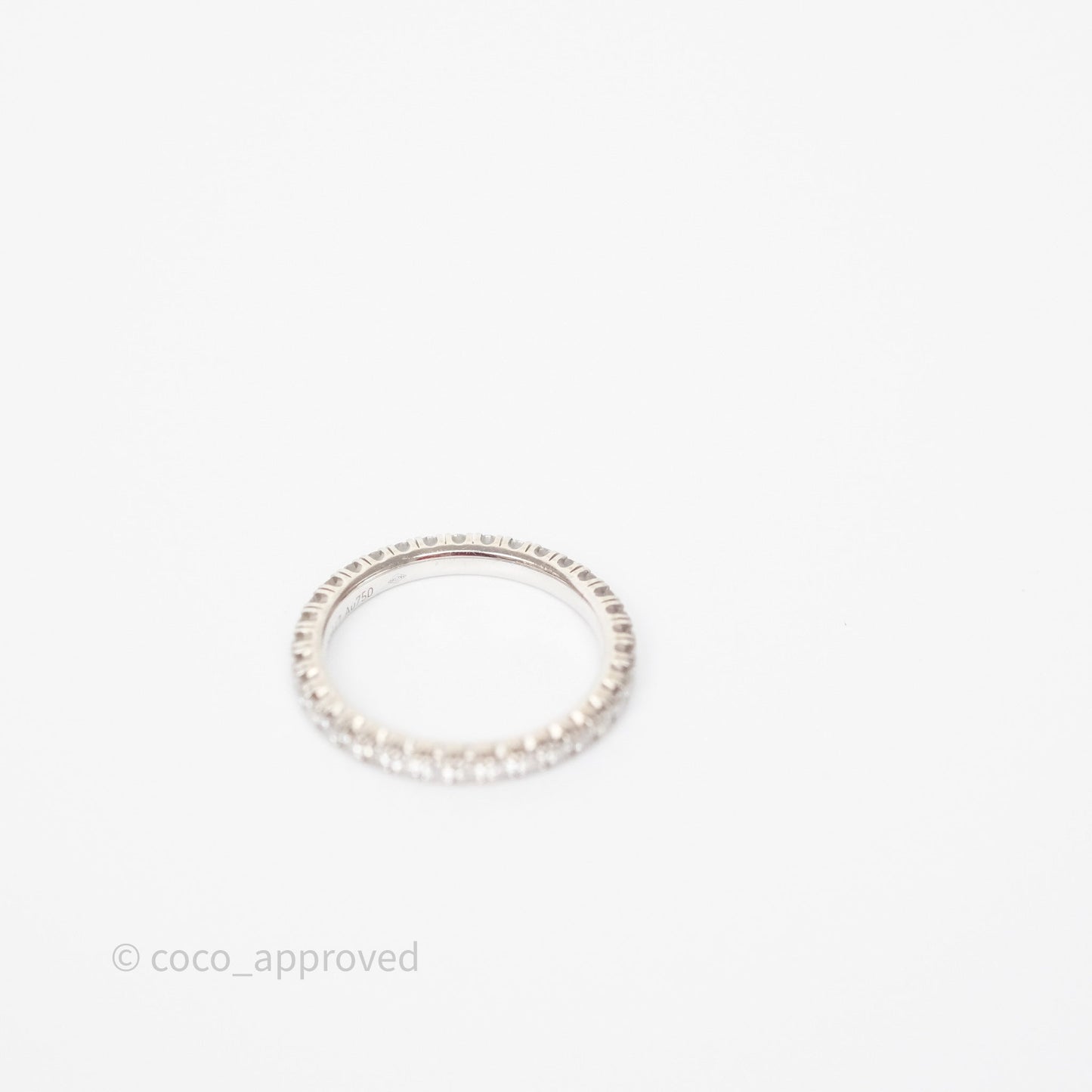 Cartier Diamonds Ring White Gold Size 46