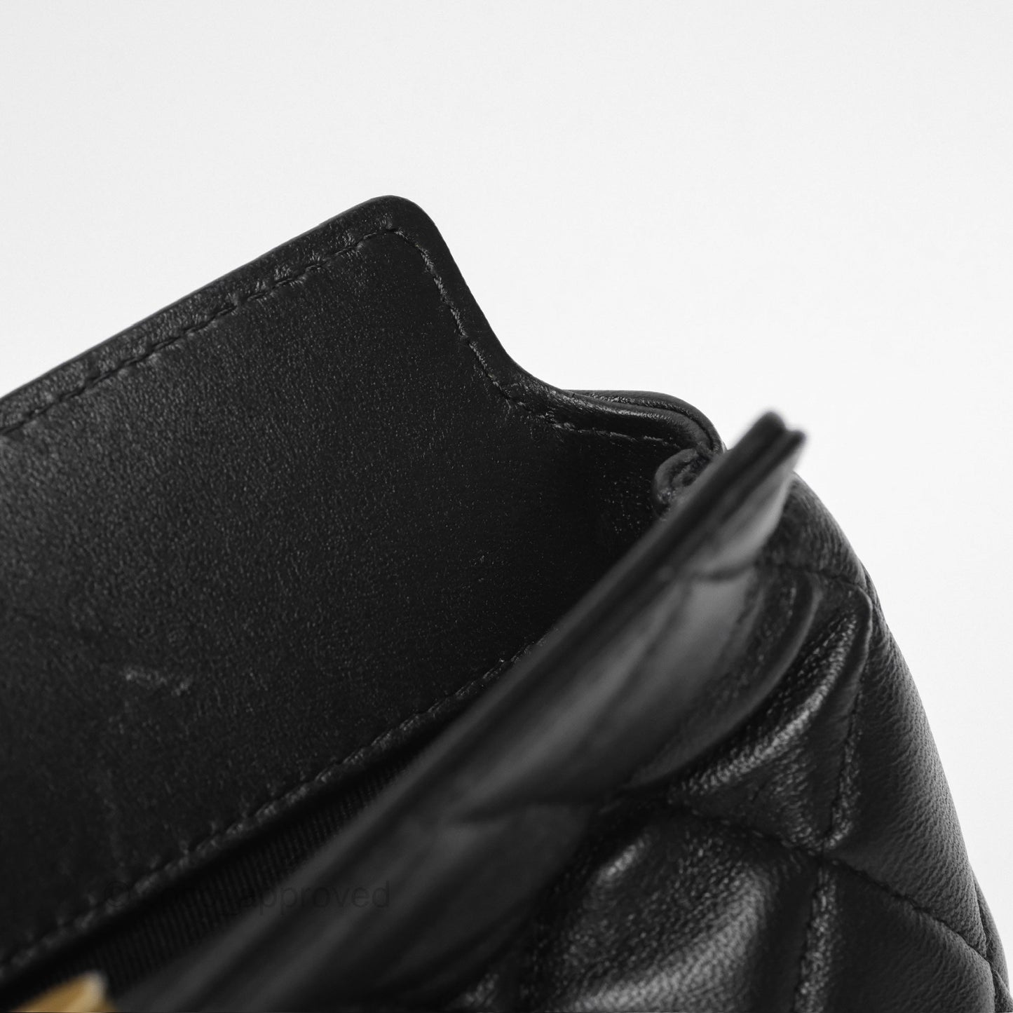 Chanel Clutch With Chain Black Lambskin Gold Hardware 23A