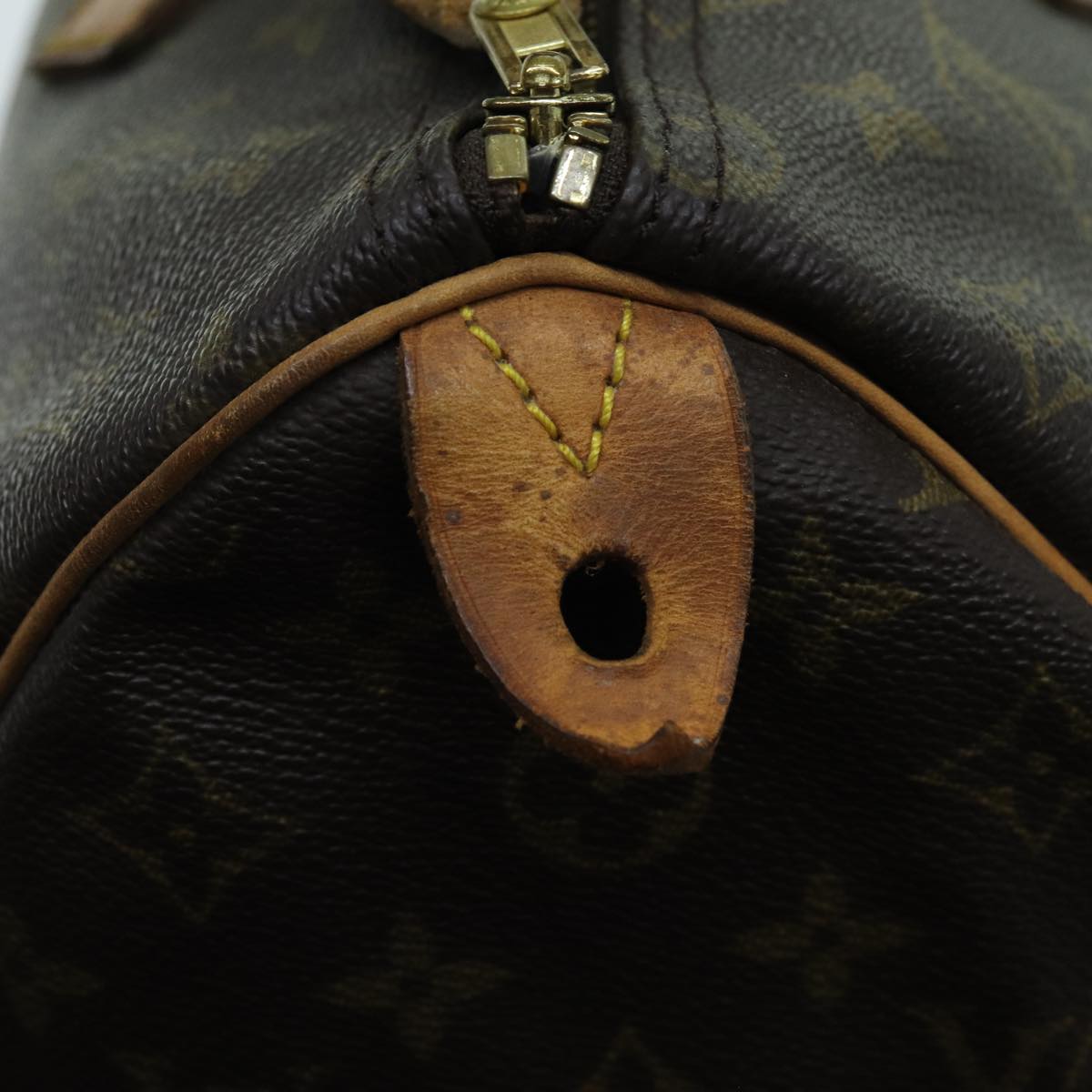 LOUIS VUITTON Monogram Speedy 35 Hand Bag M41524 LV 70808