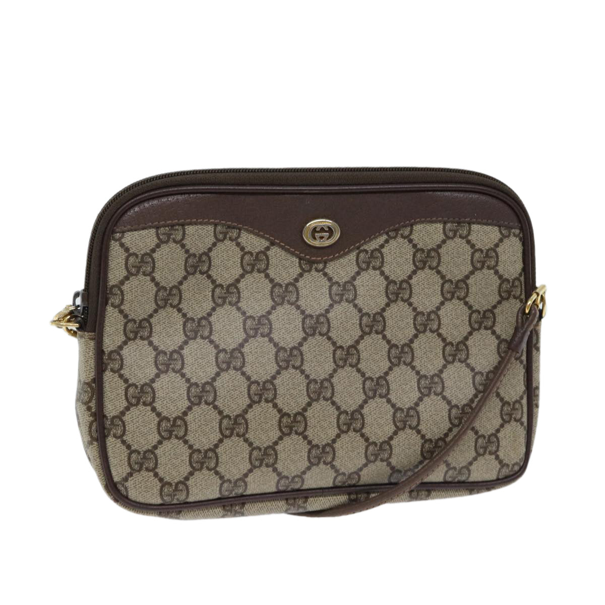 Luxury Gucci Trending 2025 GG Supreme Shoulder Bag PVC Beige 97 02 068  70812
