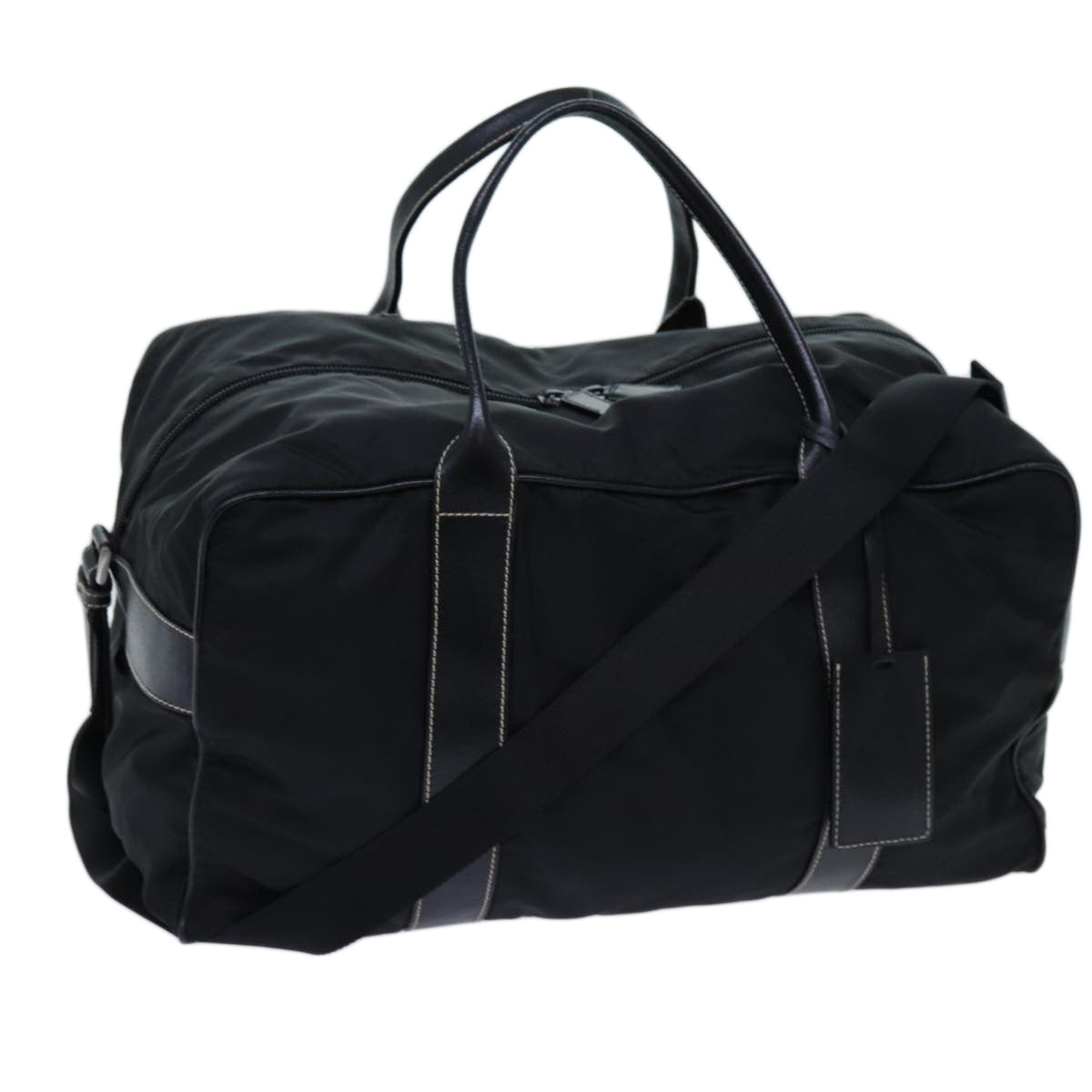 Luxury PradaBoston Bag Nylon 2way Black 70821
