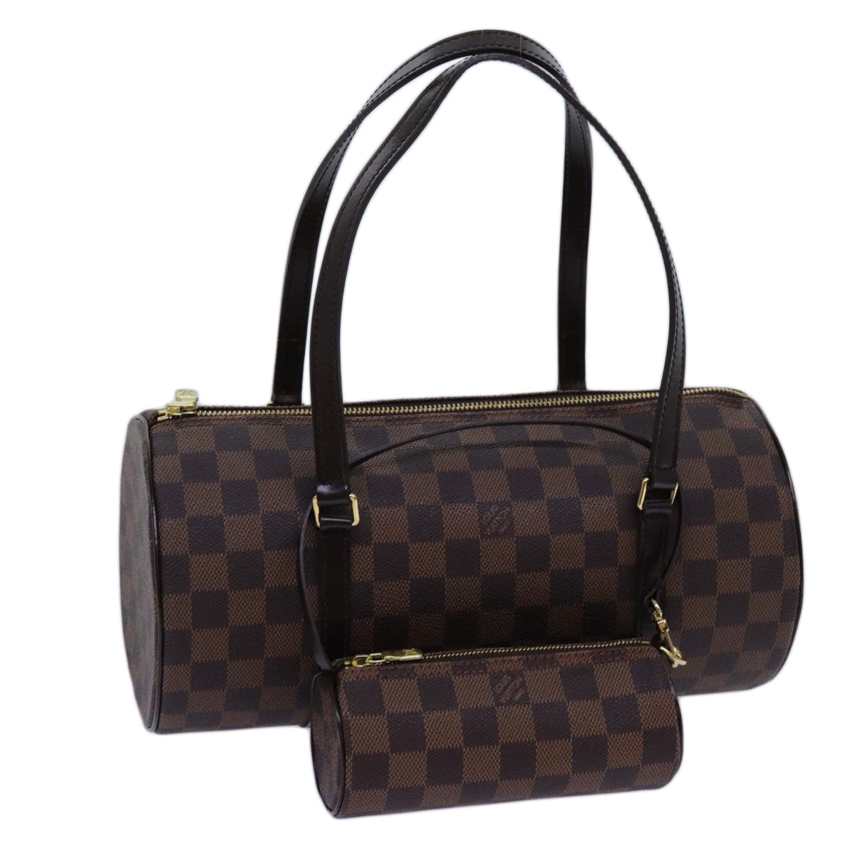 LOUIS VUITTON Damier Ebene Papillon 30 Hand Bag N51303 LV 70833A